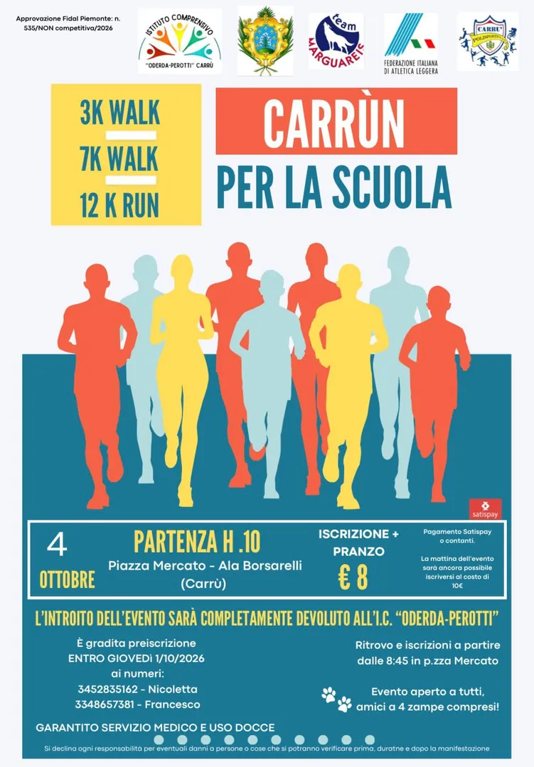 Locandina Carrùn per la Scuola