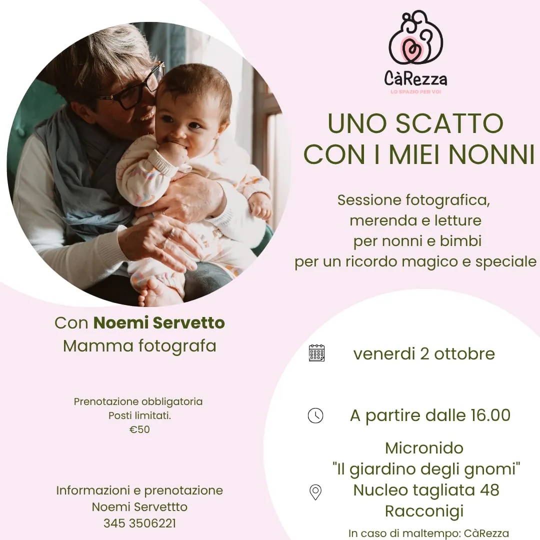 Locandina Uno Scatto con i Miei Nonni - CàRezza