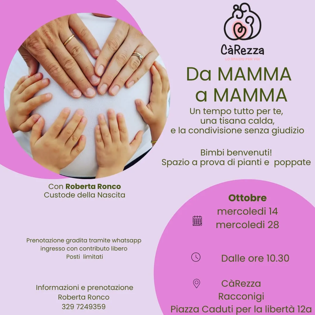 Locandina Da Mamma a Mamma - CàRezza
