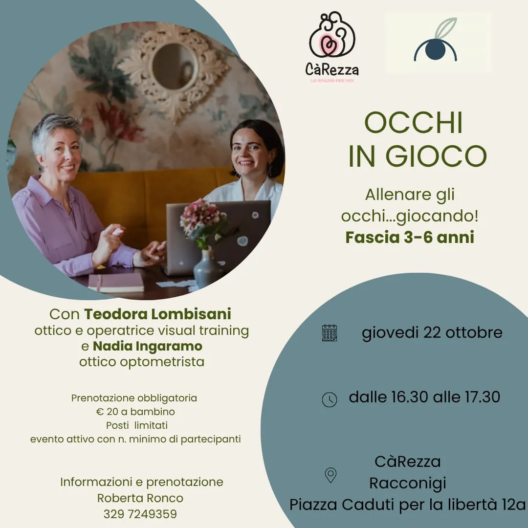 Locandina Occhi in Gioco - CàRezza