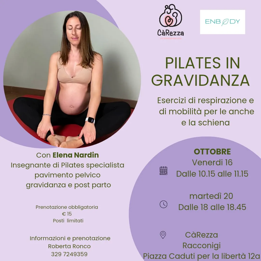 Locandina Pilates in Gravidanza - CàRezza