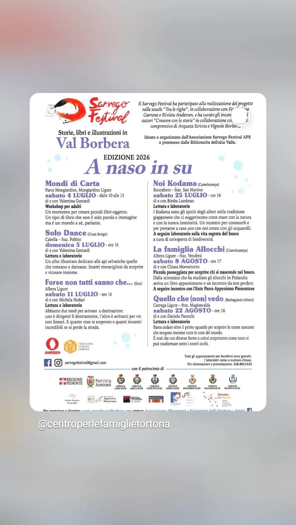 Locandina La famiglia Allocchi (Camelozampa) - Sarvego Festival