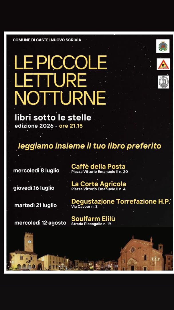 Locandina Le Piccole Letture Notturne - Soulfarm Elilù