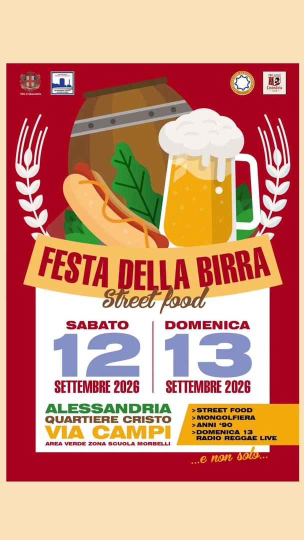 Locandina Festa della Birra Street Food