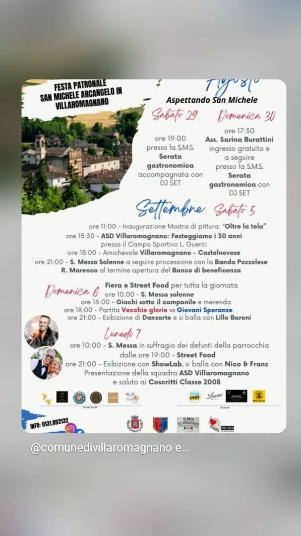 Locandina ASD Villaromagnano: Festeggiamo i 30 anni