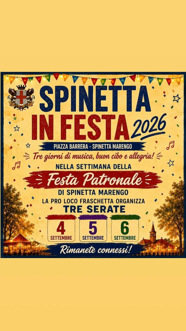 Locandina Spinetta in Festa 2026
