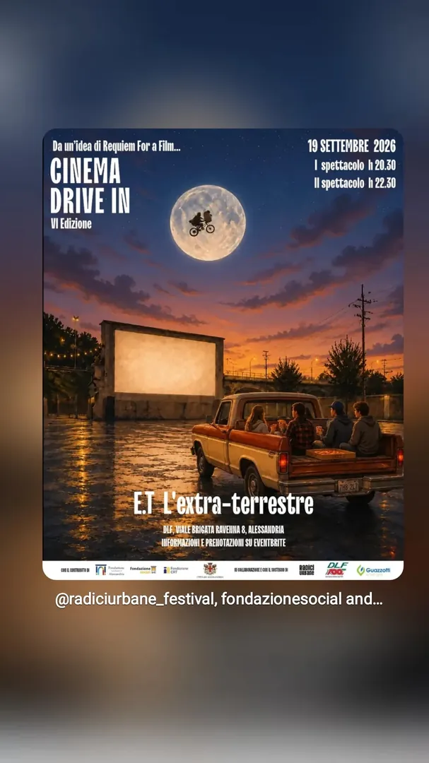 Locandina Cinema Drive In - E.T. L'extra-terrestre (I spettacolo) - Requiem For a Film