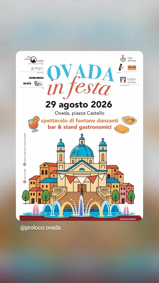 Locandina Ovada in Festa - Pro Loco Ovada e del Monferrato Ovadese