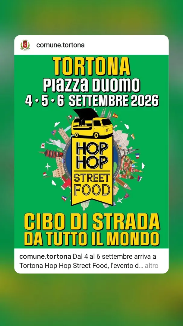 Locandina Hop Hop Street Food