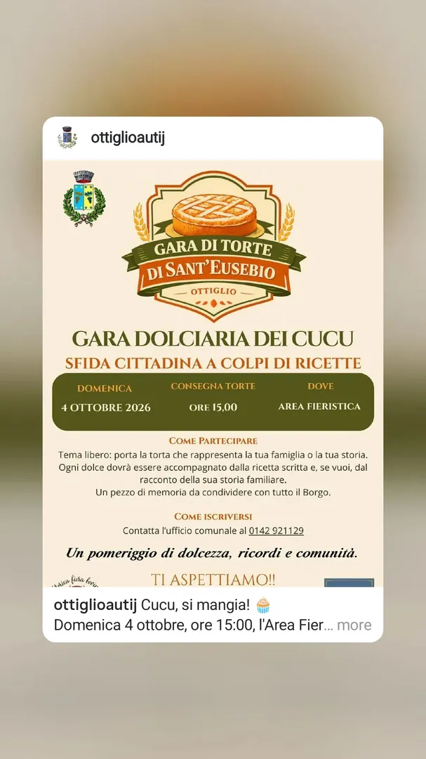 Locandina Gara Dolciaria dei Cucu - Sfida Cittadina a Colpi di Ricette