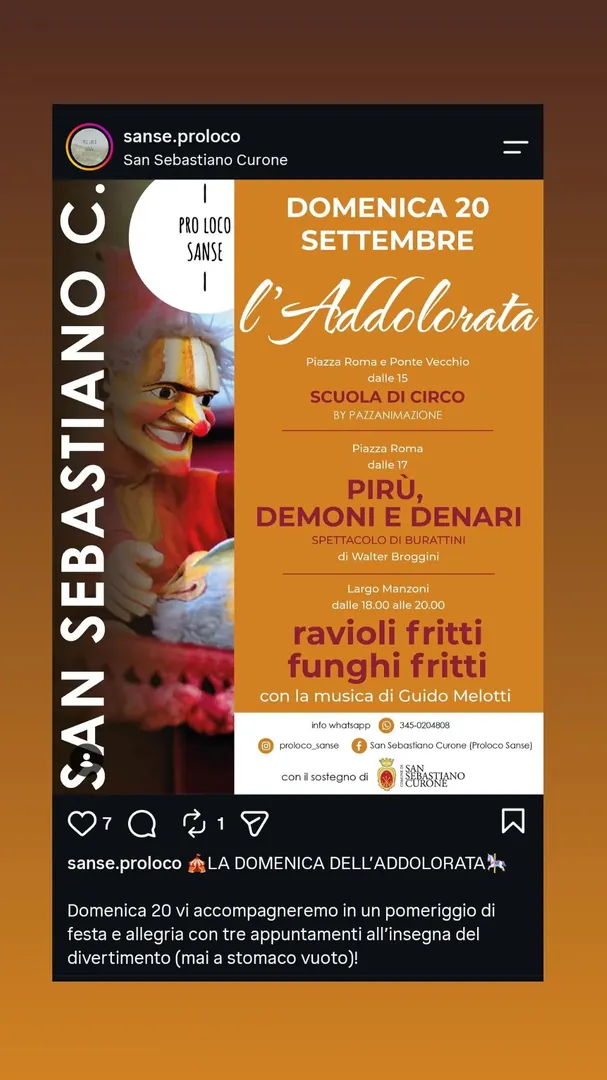Locandina L'Addolorata