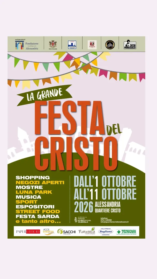 Locandina La Grande Festa del Cristo