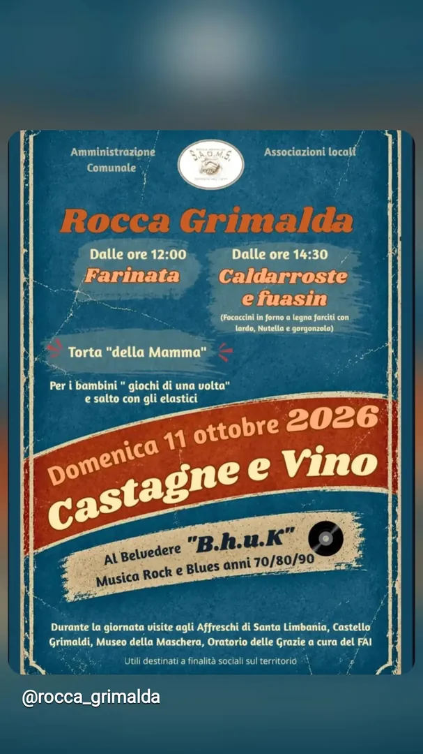 Locandina Castagne e Vino