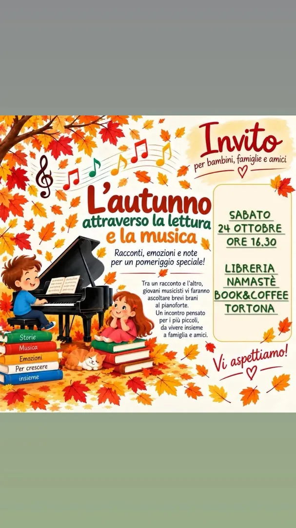 Locandina L'autunno attraverso la lettura e la musica