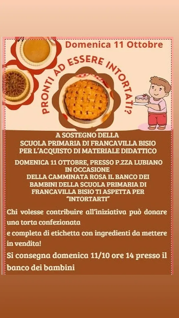 Locandina Pronti ad Essere Intortati? - Scuola Primaria di Francavilla Bisio