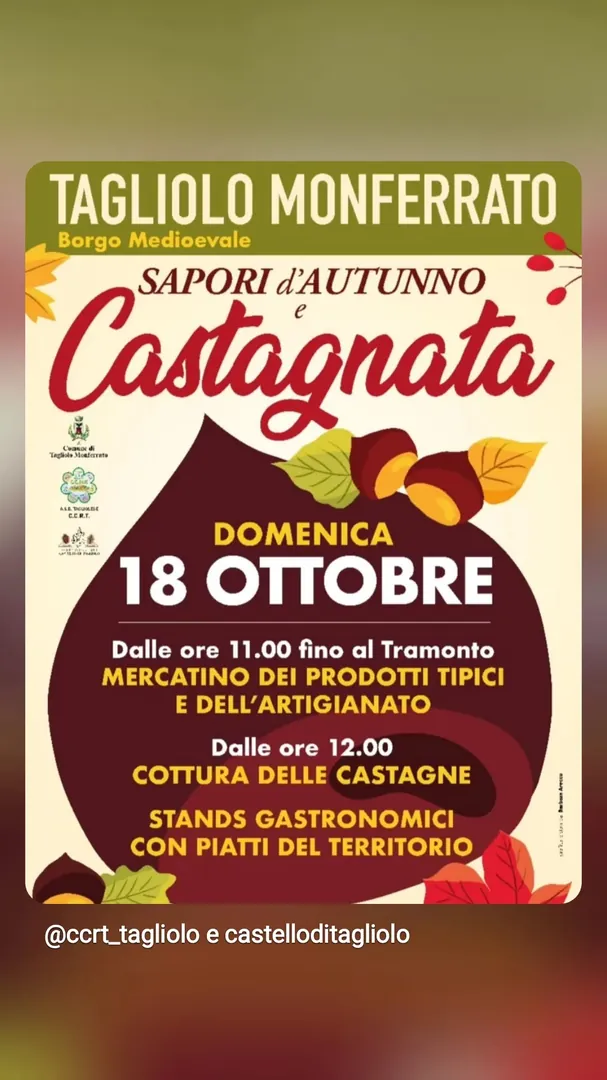 Locandina Sapori d'Autunno e Castagnata