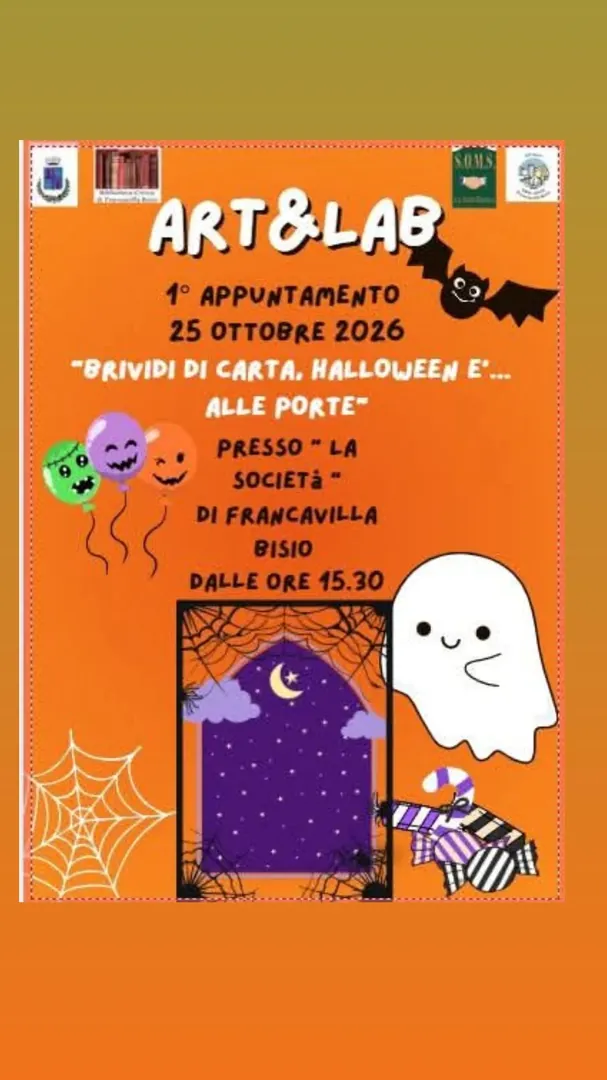 Locandina Brividi di Carta, Halloween è... alle Porte - Art&Lab
