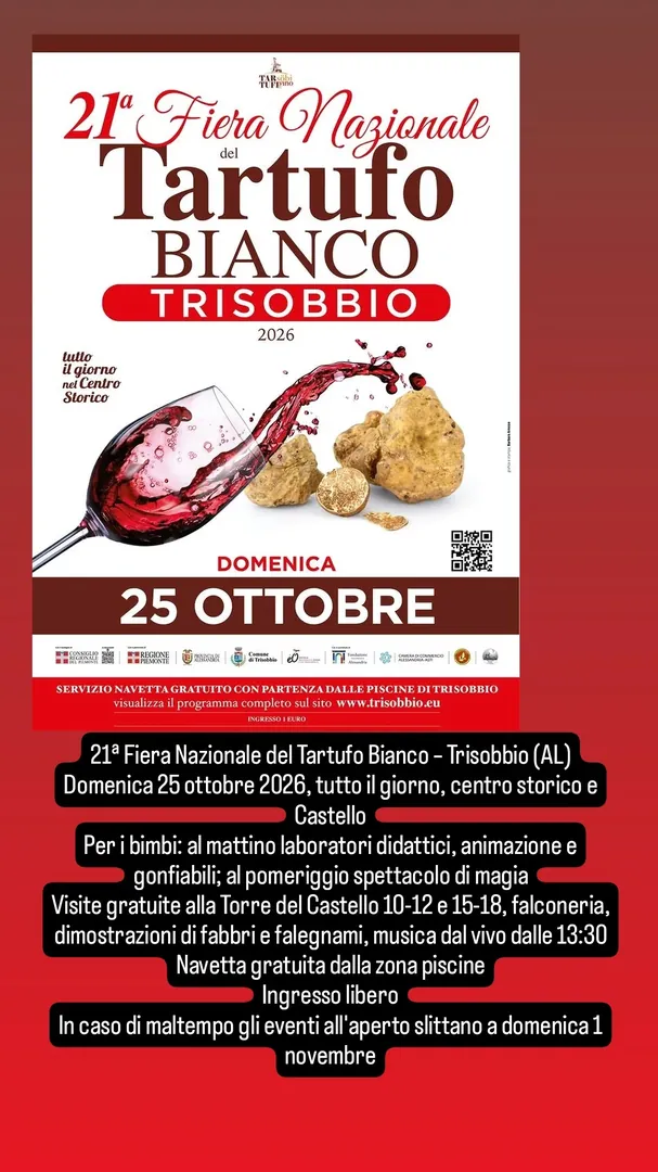 Locandina 21ª Fiera Nazionale del Tartufo Bianco