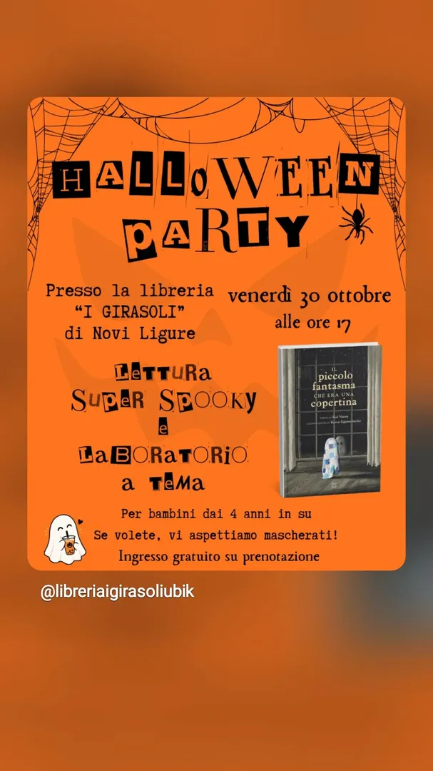 Locandina Halloween Party - Libreria I Girasoli