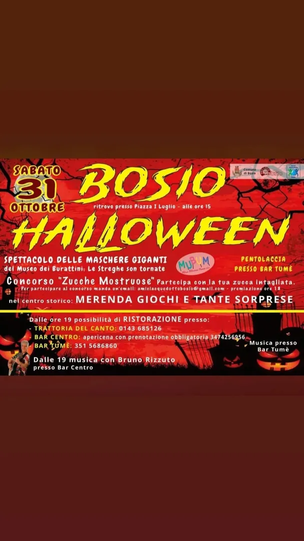 Locandina Bosio Halloween