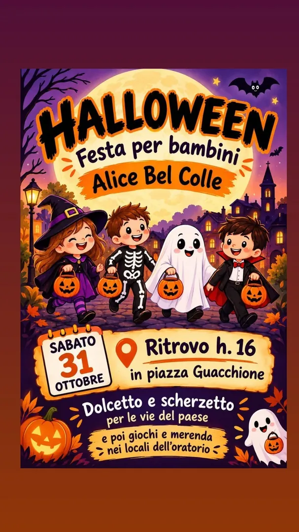 Locandina Halloween - Festa per bambini