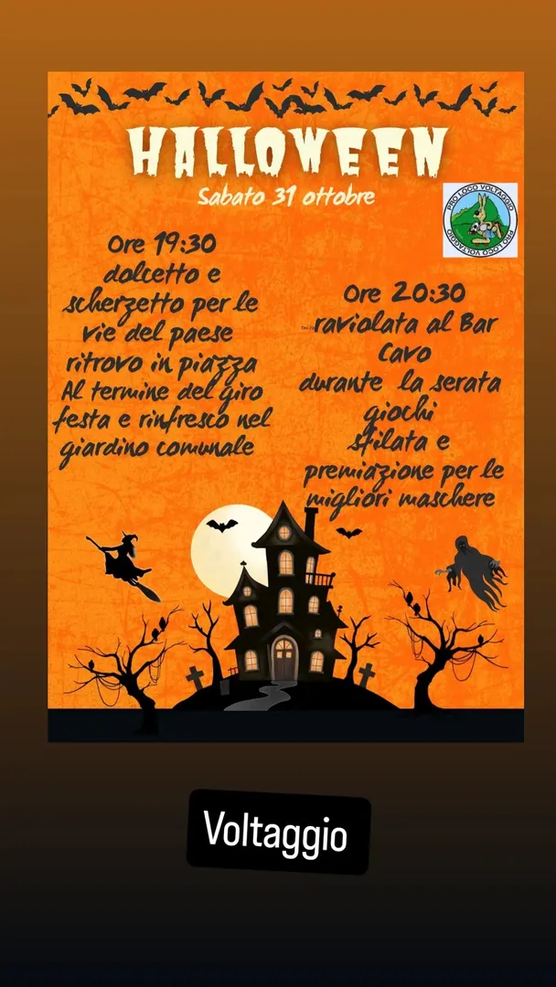 Locandina Halloween - Voltaggio 2026