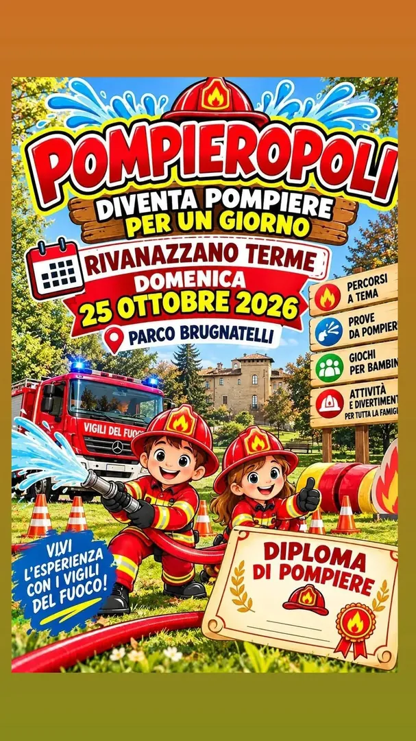 Locandina Pompieropoli - Diventa Pompiere per un Giorno