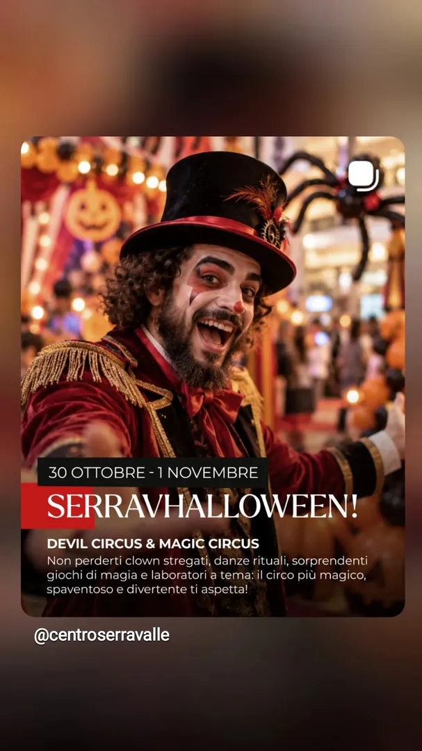 Locandina SerravHalloween! - Devil Circus & Magic Circus