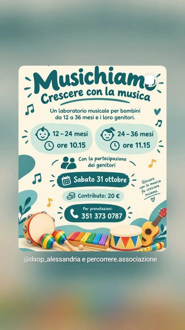 Locandina Musichiamo - Crescere con la musica