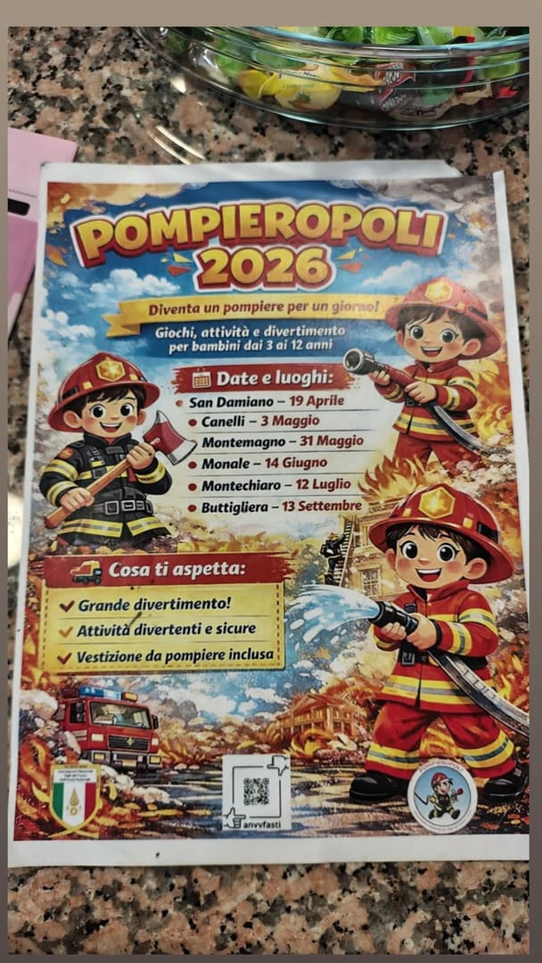Locandina Pompieropoli 2026 - Buttigliera