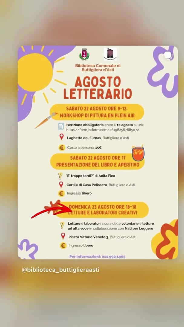 Locandina Agosto Letterario