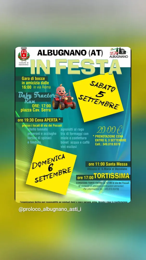 Locandina Albugnano in Festa
