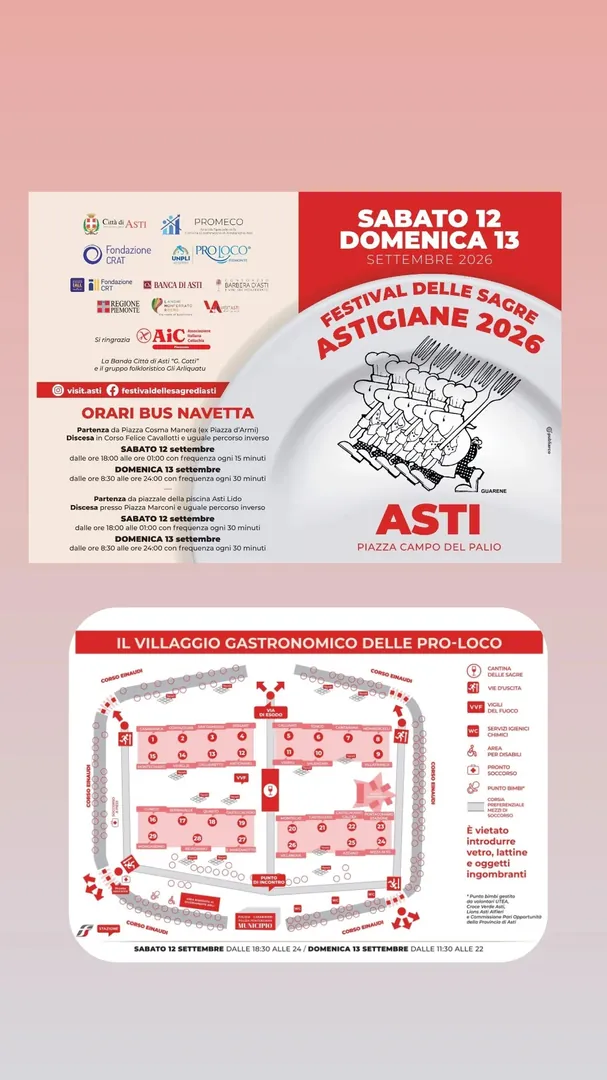 Locandina Festival delle Sagre Astigiane 2026