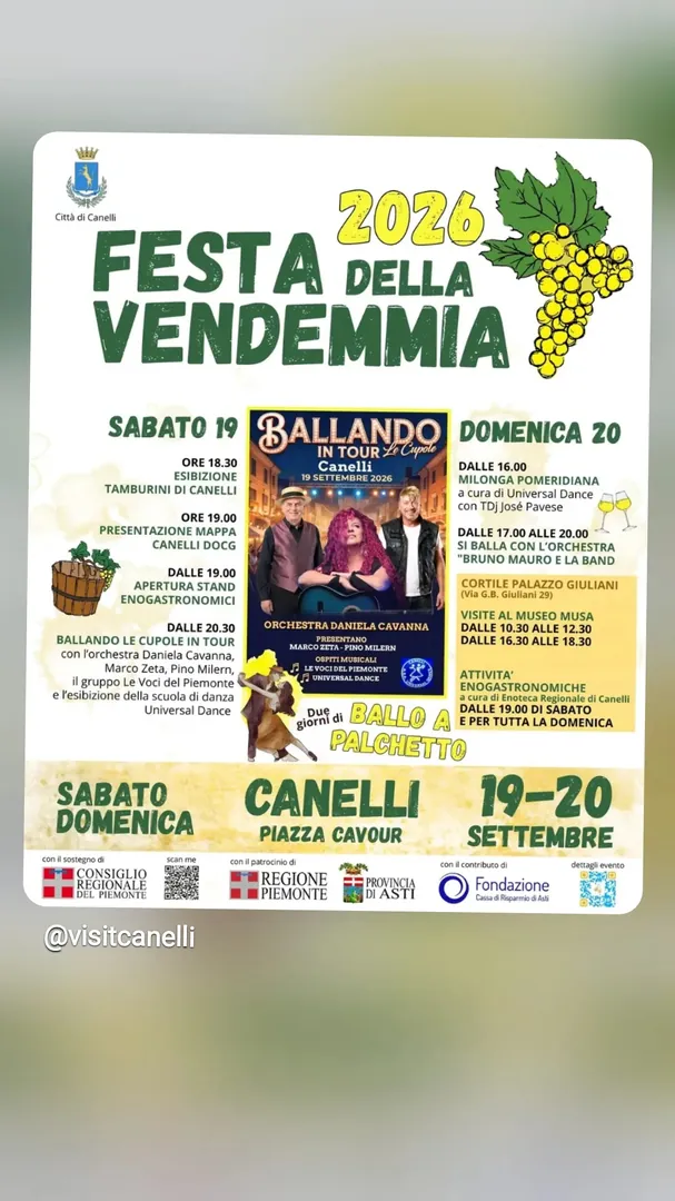 Locandina Festa della Vendemmia 2026