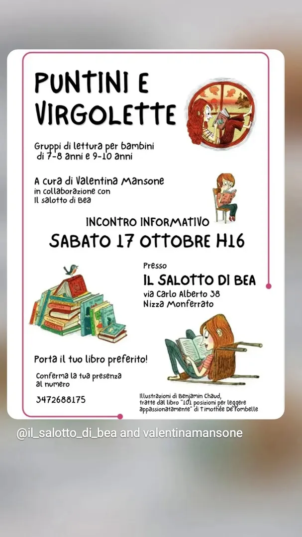 Locandina Puntini e Virgolette - Incontro Informativo