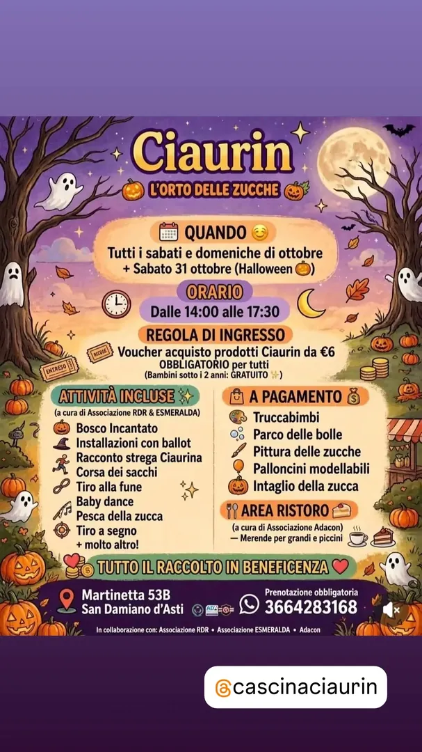 Locandina Ciaurin - L'Orto delle Zucche