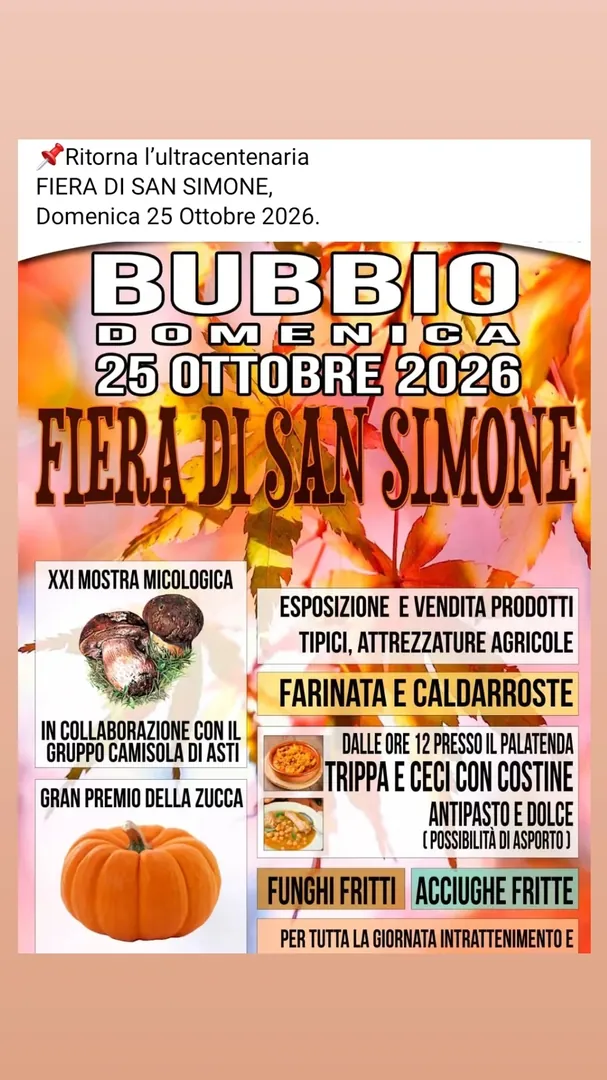 Locandina Fiera di San Simone