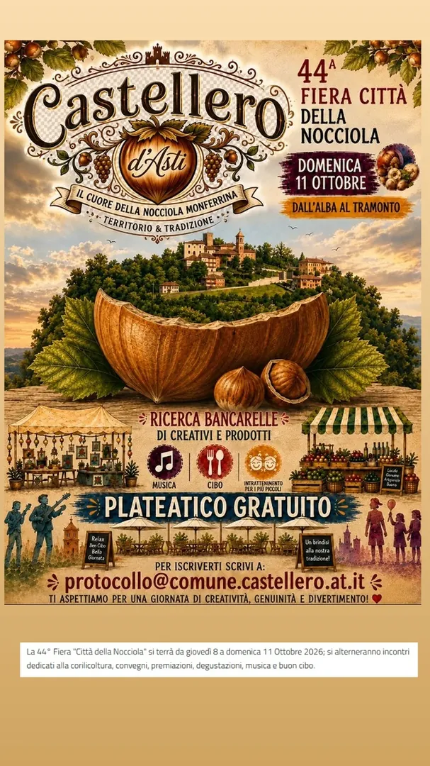 Locandina 44ª Fiera Città della Nocciola