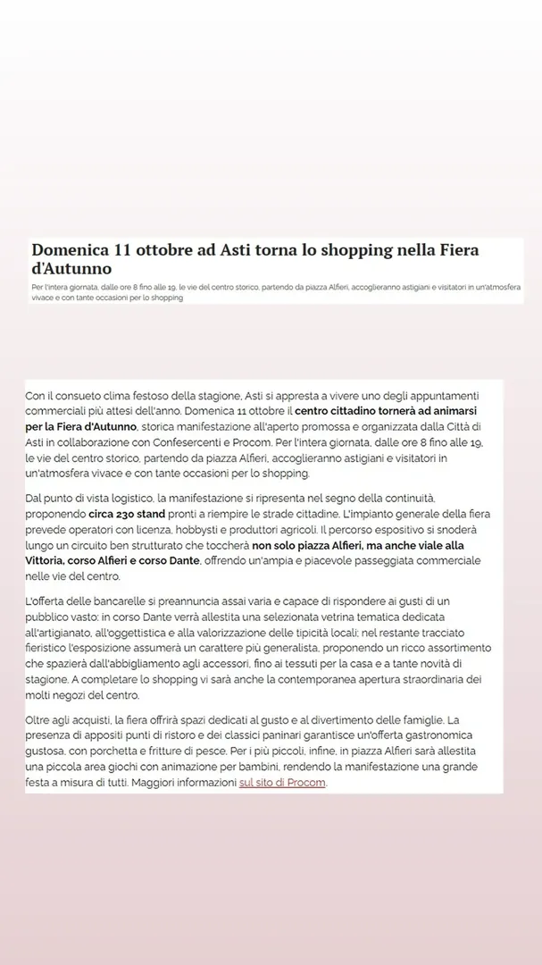 Locandina Fiera d'Autunno