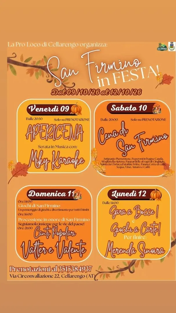 Locandina San Firmino in Festa!