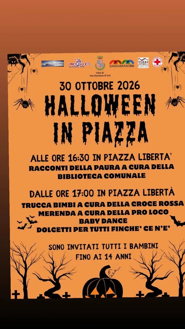 Locandina Halloween in Piazza