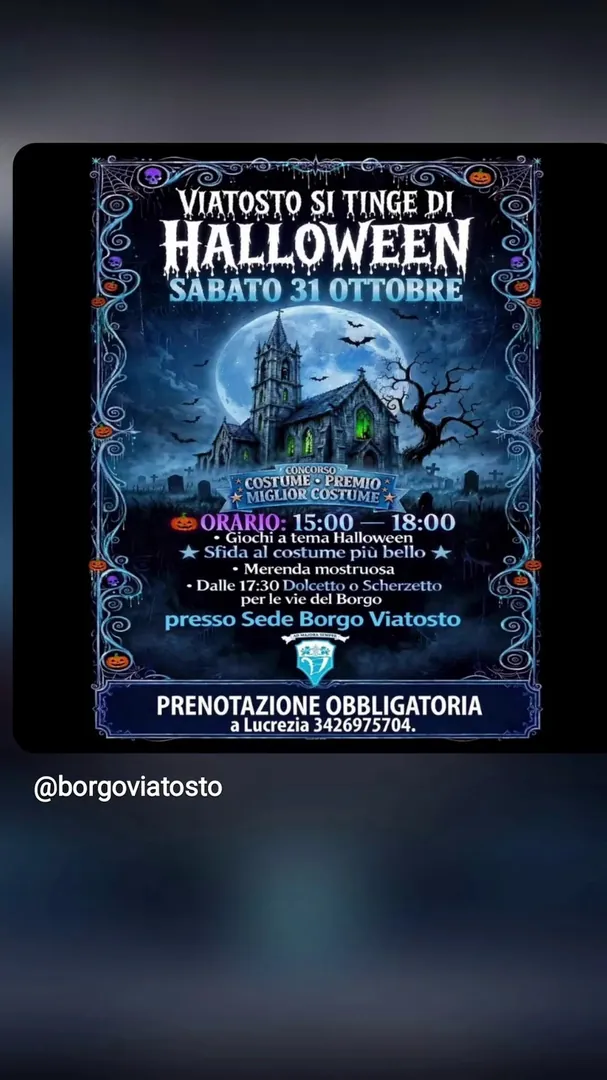 Locandina Viatosto si tinge di Halloween