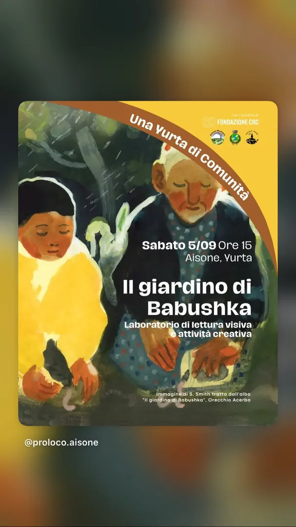 Locandina Il giardino di Babushka - Pro Loco Aisone