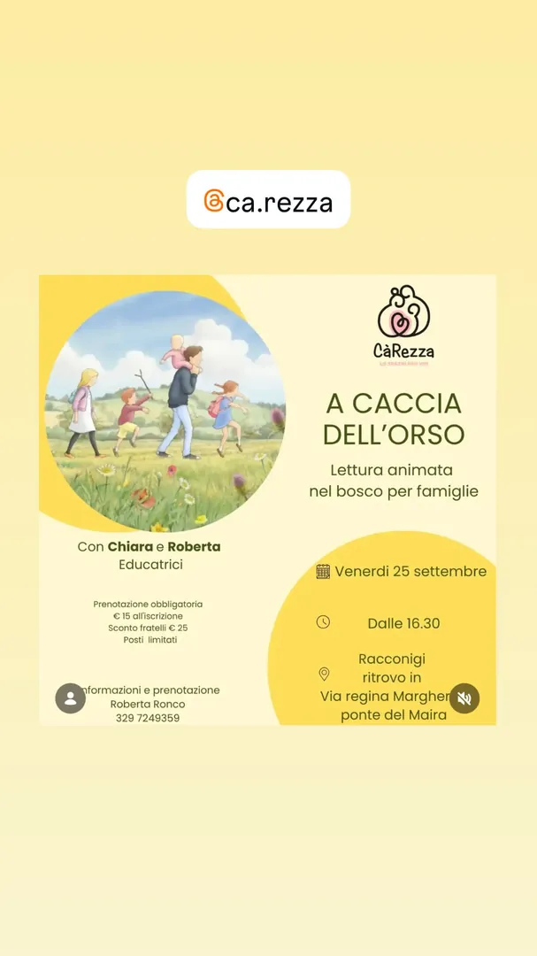 Locandina A Caccia dell'Orso - CàRezza