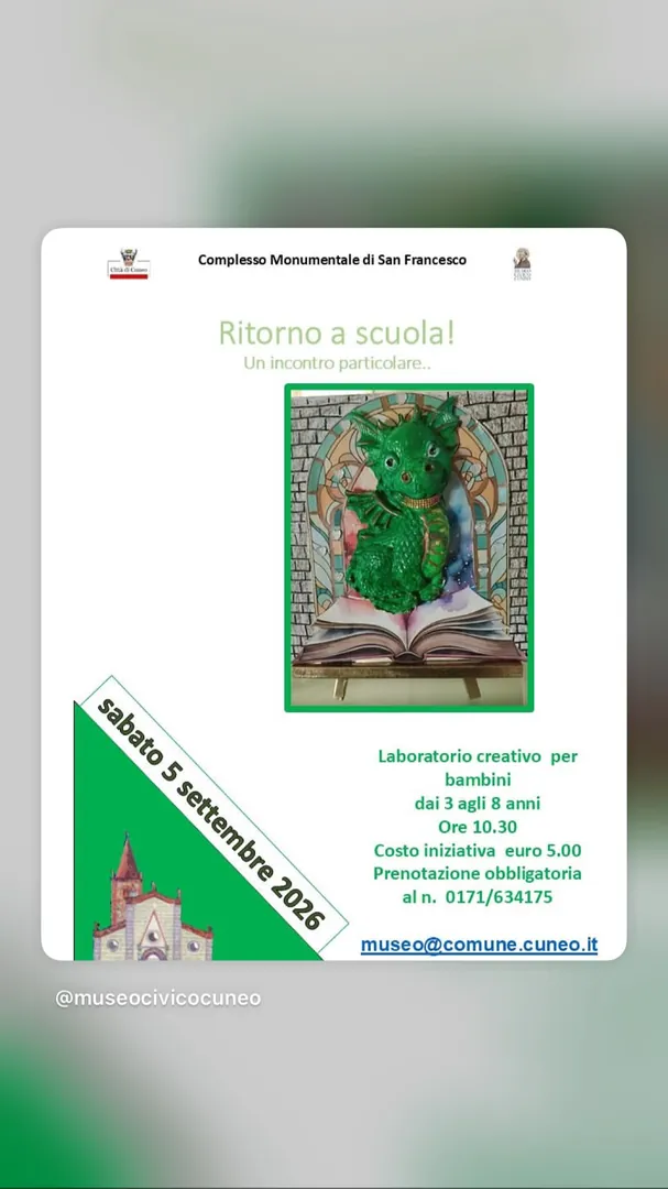 Locandina Ritorno a scuola! Un incontro particolare.. - Complesso Monumentale di San Francesco