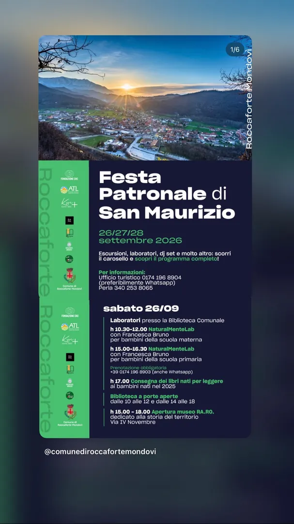 Locandina Festa Patronale di San Maurizio