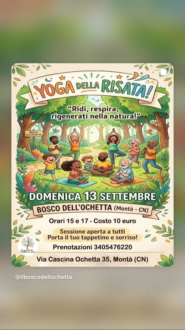 Locandina Yoga della Risata - Radici di Luce