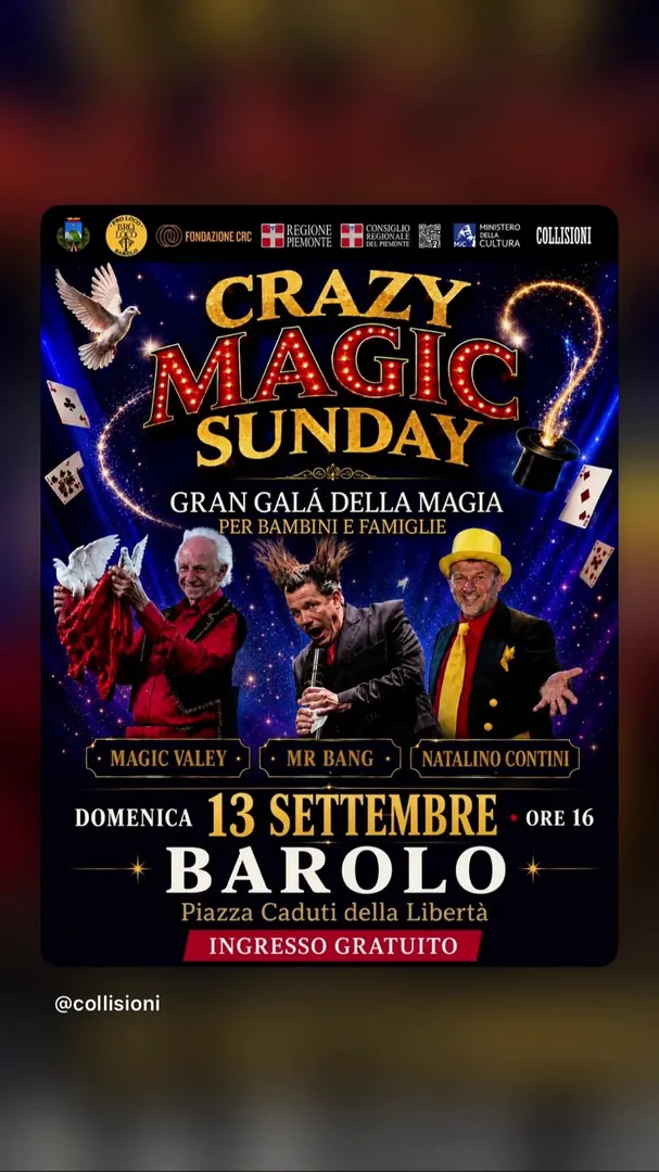 Locandina Crazy Magic Sunday - Gran Galà della Magia