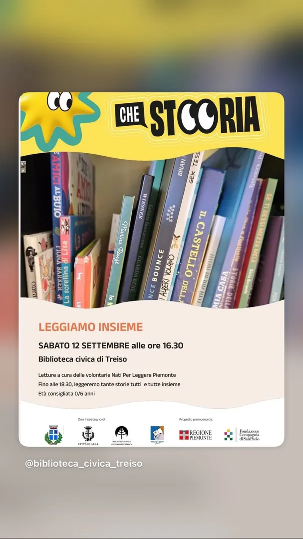 Locandina Leggiamo Insieme - Che Stooria