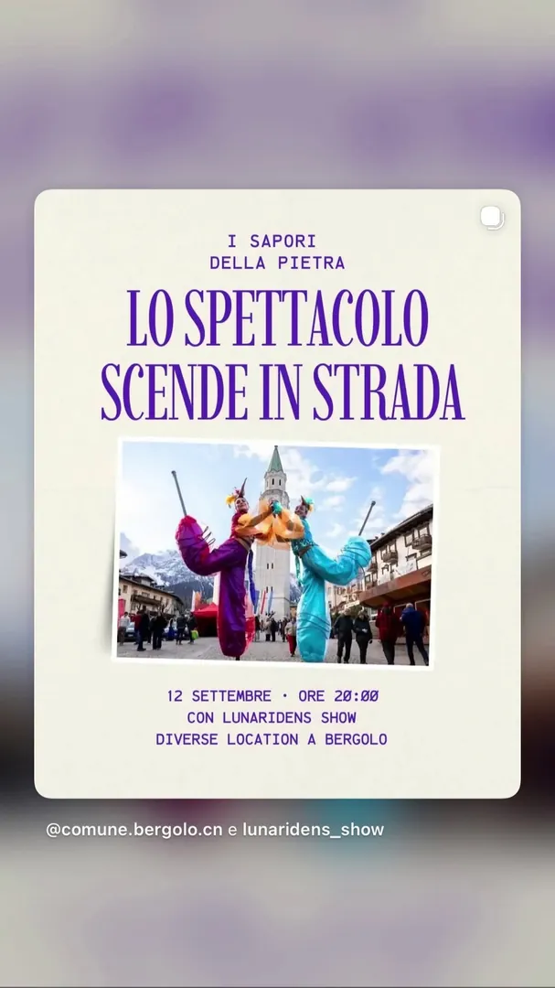 Locandina Lo Spettacolo Scende in Strada con Lunaridens Show